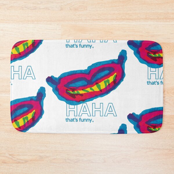 Item preview, HAHA that's funny.white pattern designed and sold by CURIOUsDADA.