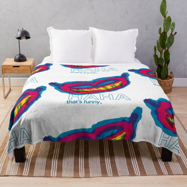 Item preview, HAHA that's funny.white pattern designed and sold by CURIOUsDADA.
