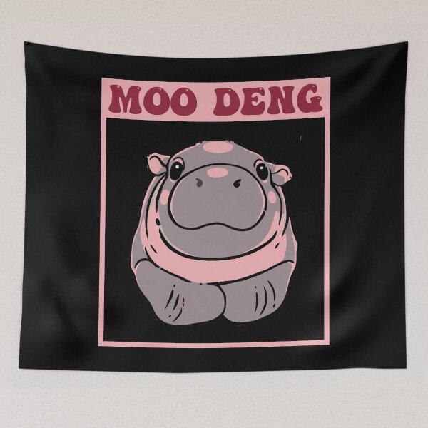 Item preview, Moo Deng Baby Hippo designed and sold by Kannan-Ravi.