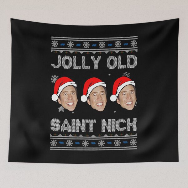 Item preview, Jolly Old Saint Nick Nicolas Cage Christmas designed and sold by MikaylaThomps.