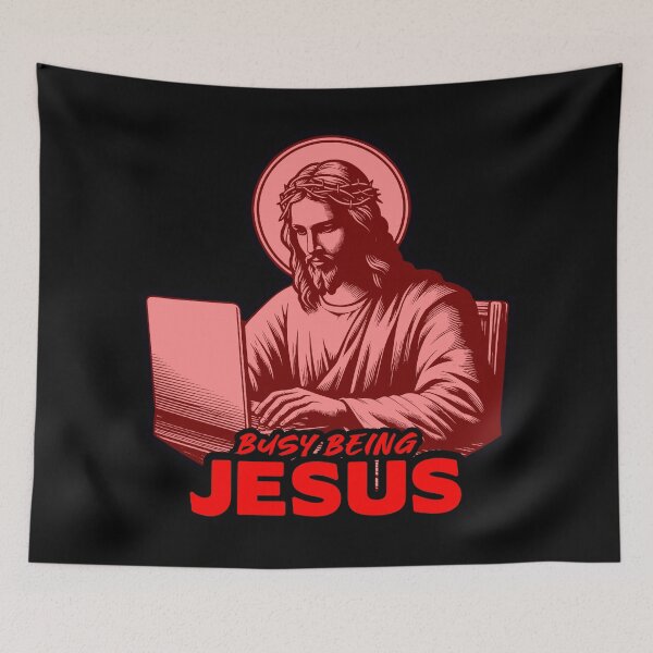 Item preview, Busy Being Jesus designed and sold by plushism.