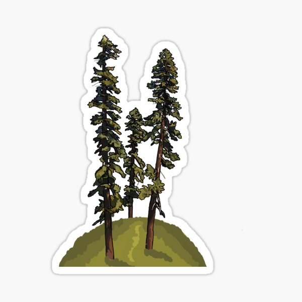 Item preview, California Red Fir Hill designed and sold by Ktwlf.