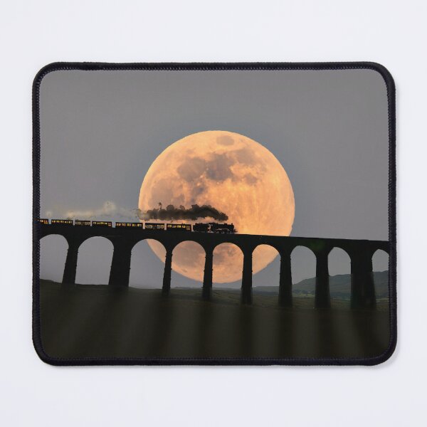 Item preview, Ribblehead Viaduct Moonlight Steam Train designed and sold by Alisonchambers2.