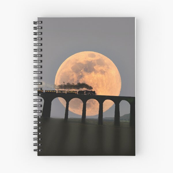 Item preview, Ribblehead Viaduct Moonlight Steam Train designed and sold by Alisonchambers2.