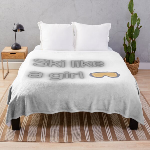 Item preview, Ski Like A Girl designed and sold by FunnyThings1.