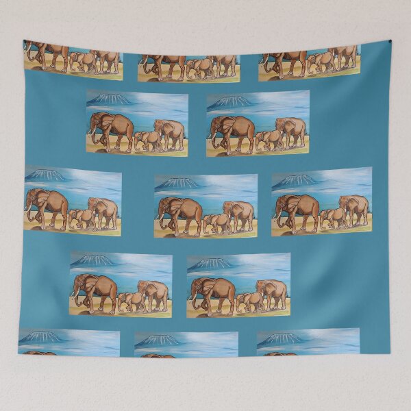 Item preview, Celebrate Family Bonds with Exquisite Hand-Painted Elephants designed and sold by annenambiro.