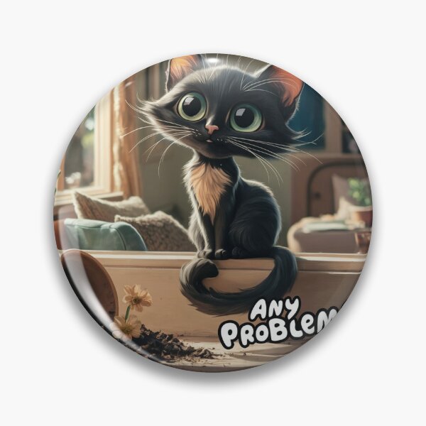 Item preview, Messy cat - Flower designed and sold by lavka-xd.