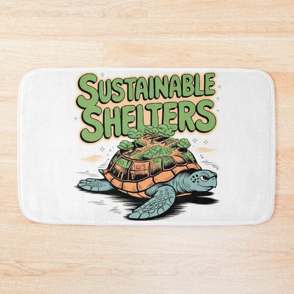 Item preview, Sustainable Shelters Eco-Friendly Turtle Design designed and sold by ZetaDream.