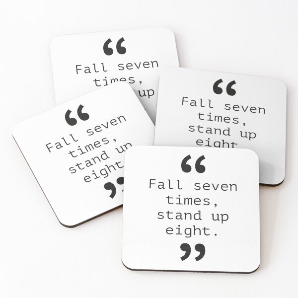 Item preview, Fall Seven Times, Stand up Eight designed and sold by Peace-Matters.