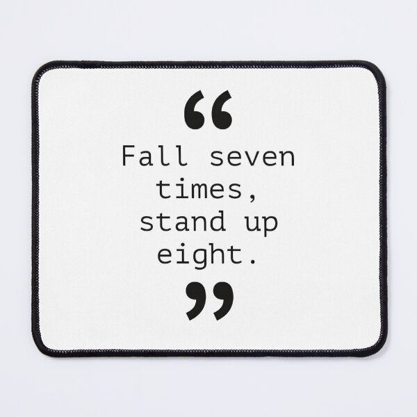 Item preview, Fall Seven Times, Stand up Eight designed and sold by Peace-Matters.