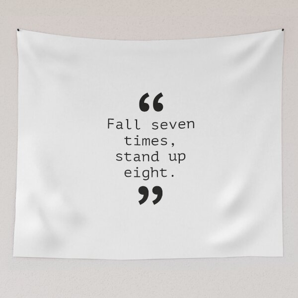 Item preview, Fall Seven Times, Stand up Eight designed and sold by Peace-Matters.