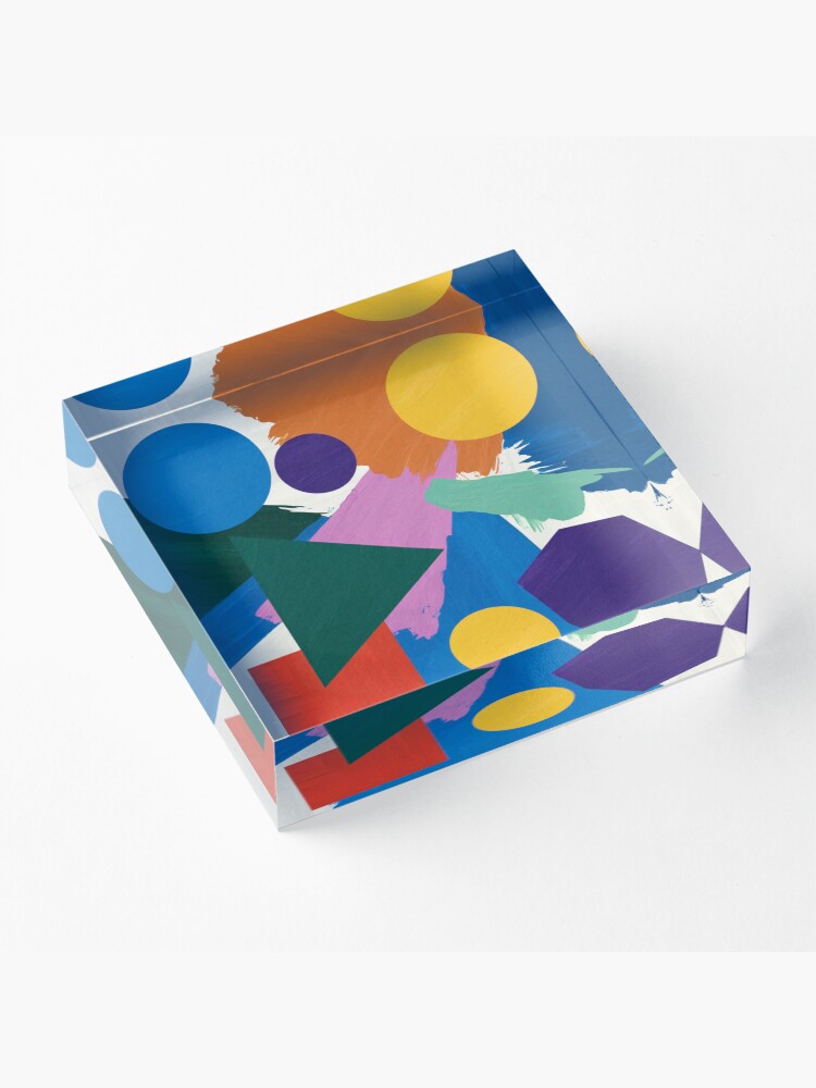 Thumbnail 3 of 5, Acrylic Block, Abstract Painting designed and sold by Patricks-Art.