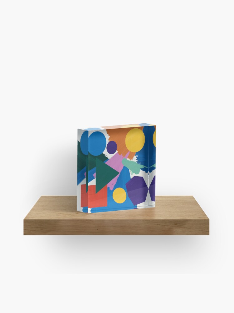 Thumbnail 1 of 5, Acrylic Block, Abstract Painting designed and sold by Patricks-Art.