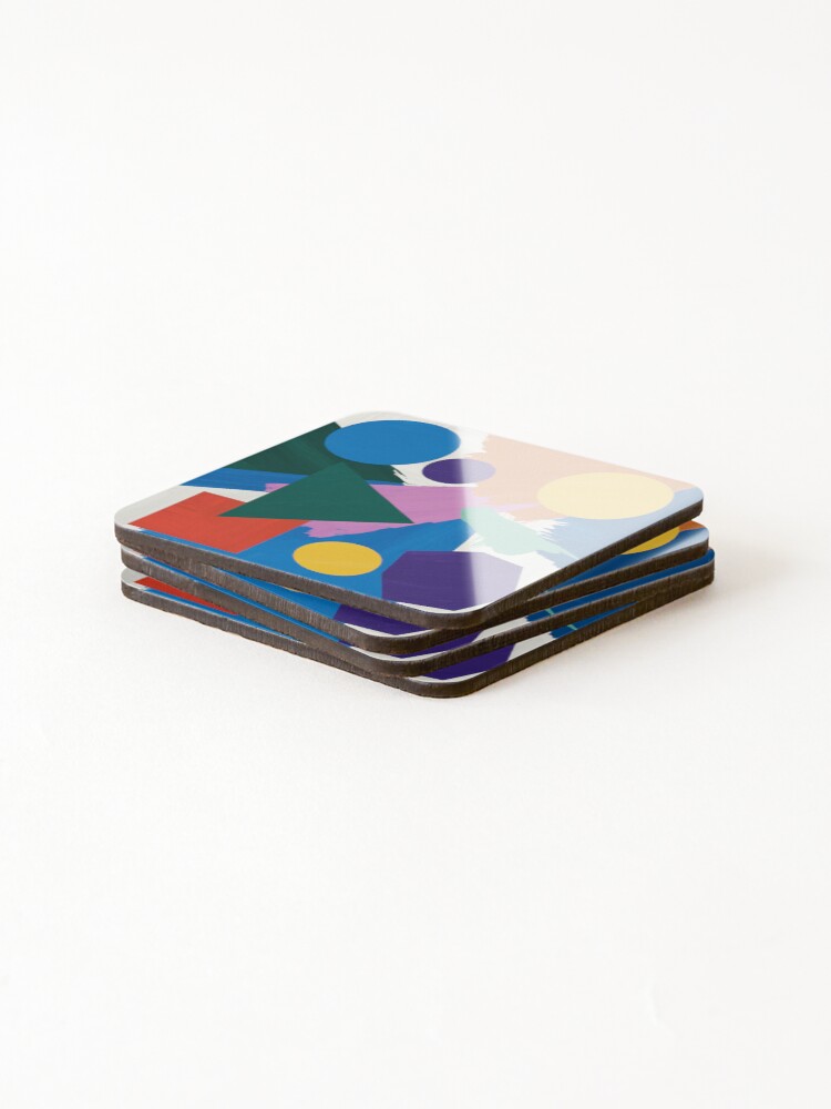 Thumbnail 4 of 5, Coasters (Set of 4), Abstract Painting designed and sold by Patricks-Art.