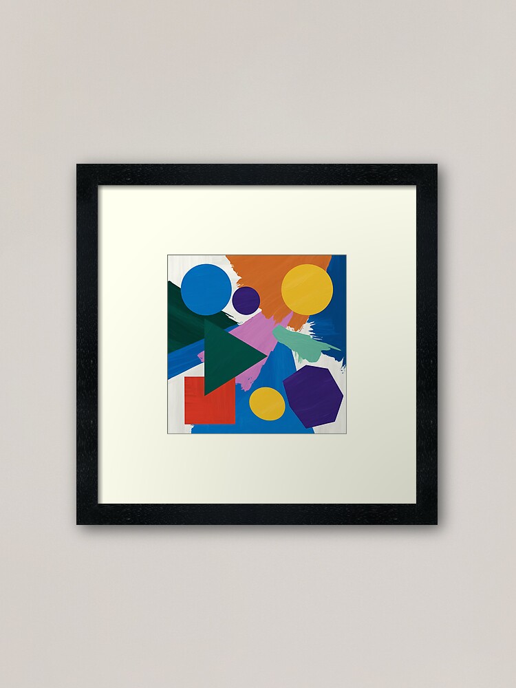Thumbnail 1 of 7, Framed Art Print, Abstract Painting designed and sold by Patricks-Art.
