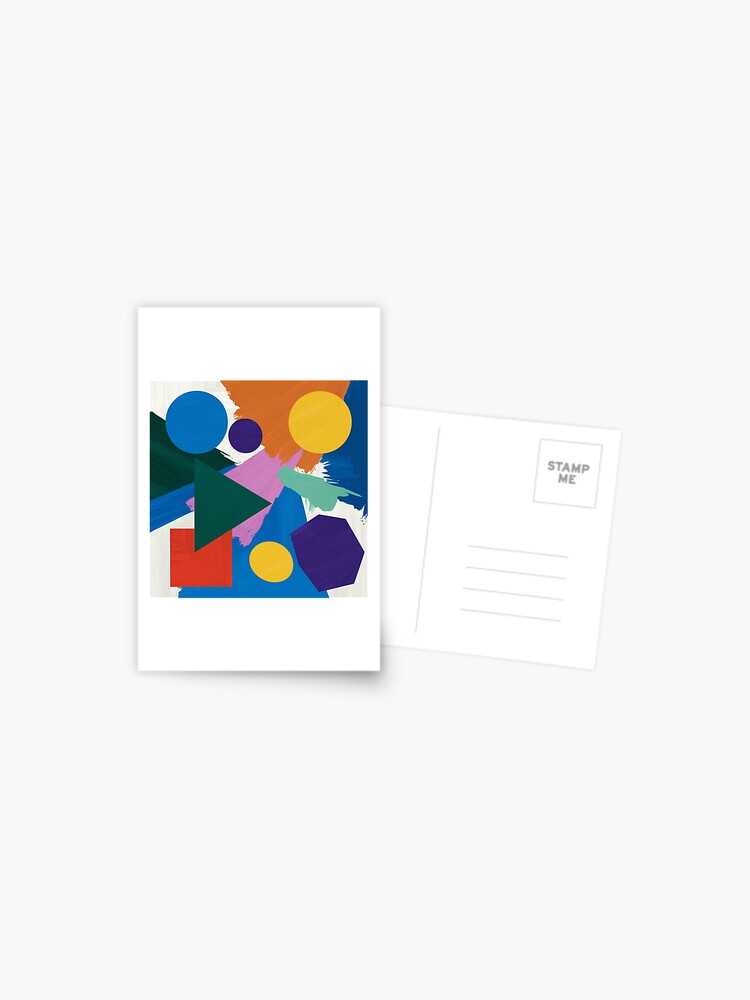 Thumbnail 1 of 2, Postcard, Abstract Painting designed and sold by Patricks-Art.