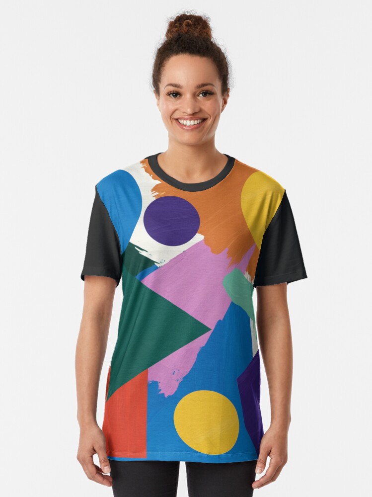 Thumbnail 2 of 5, Graphic T-Shirt, Abstract Painting designed and sold by Patricks-Art.