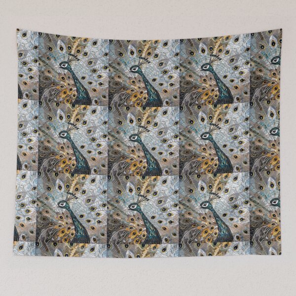 Item preview, Peacock Mosaic Seamless Design designed and sold by 4Craig.