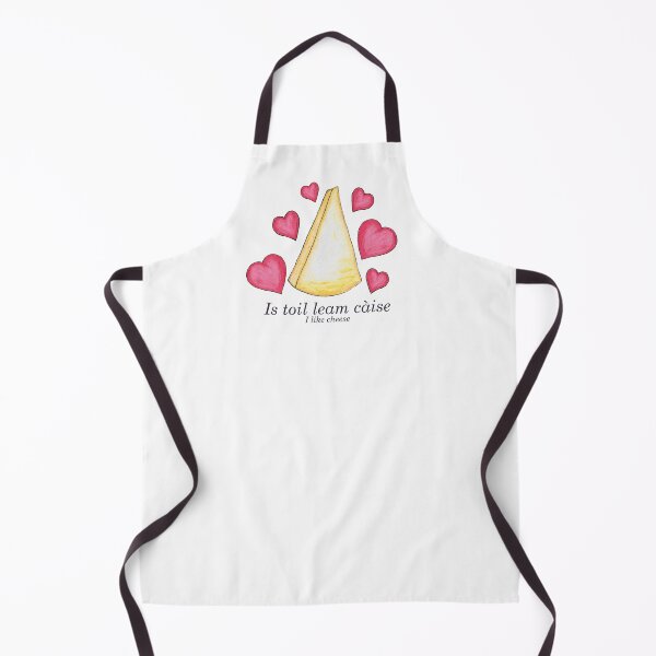 Item preview, i like cheese hand painted painting of cheese- is toil leam càise with Scottish Gaelic translation designed and sold by Mamaidh Made.
