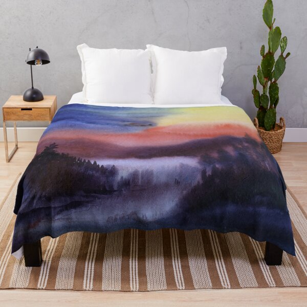 Item preview, Mysterious Foggy Cloudy Mountain designed and sold by SamirArt.