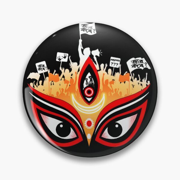 Item preview, Ar Kobe? Durga Pujo 2024 Kolkata - Justice For Abhaya  designed and sold by Roysdisturbia.