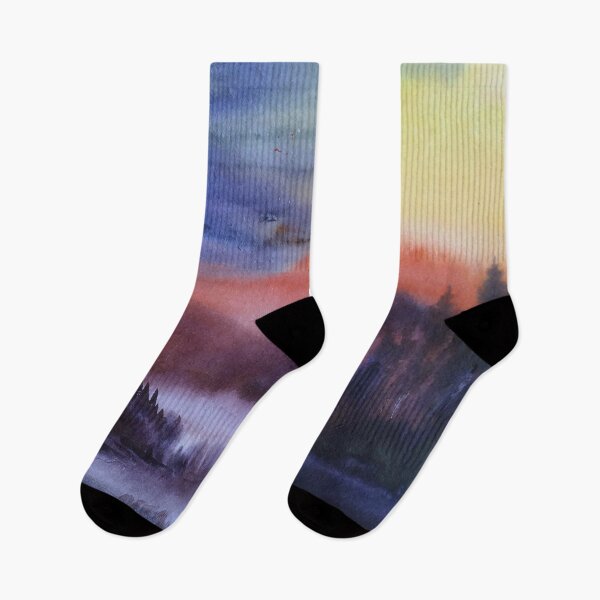 Item preview, Mysterious Foggy Cloudy Mountain designed and sold by SamirArt.
