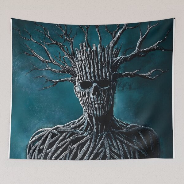 Item preview, Eerie Tree-Like Human Form – Hyper-Realistic Fantasy Art designed and sold by Soul-Sparks.