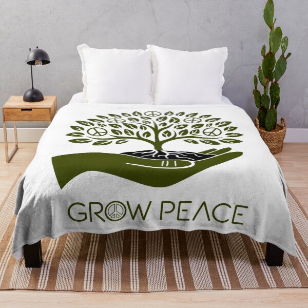 Item preview, Grow Peace Nature Sustainability Design designed and sold by ZetaDream.