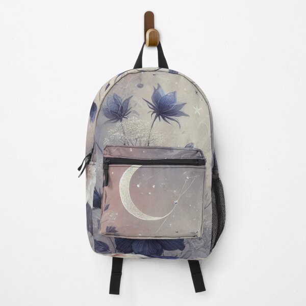 Item preview, Celestial Night with Delicate Flowers and Constellations in a Mystical Landscape designed and sold by TeslaSt0re.