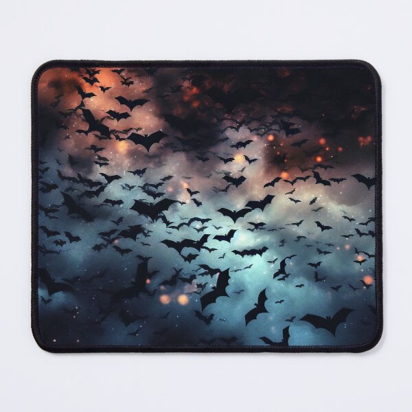 Item preview, Black bats in the night sky designed and sold by pinkal.