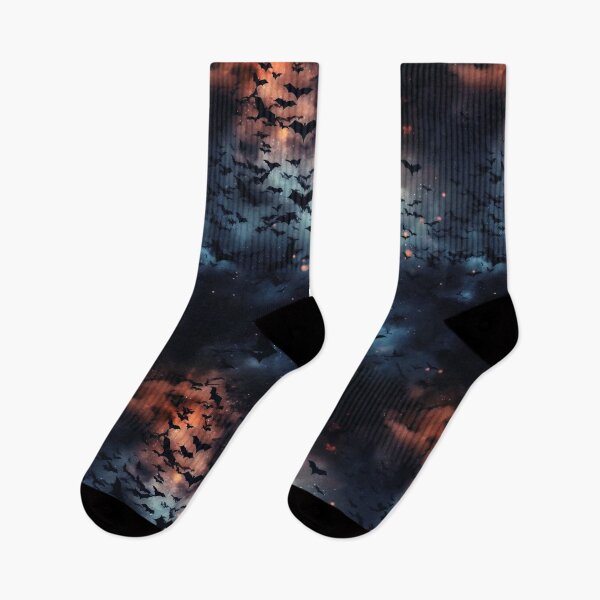 Item preview, Black bats in the night sky designed and sold by pinkal.