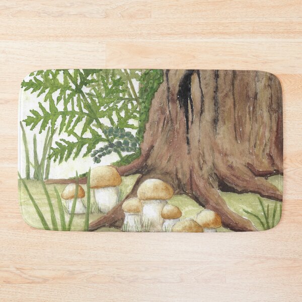 Item preview, Mushrooms in the forest designed and sold by Sandra  Steinke.
