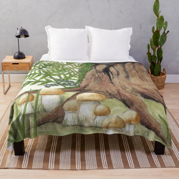Item preview, Mushrooms in the forest designed and sold by Sandra  Steinke.