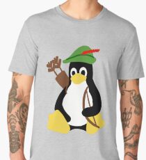 Robin Tux - Arch Linux Penguin Men's Premium T-Shirt