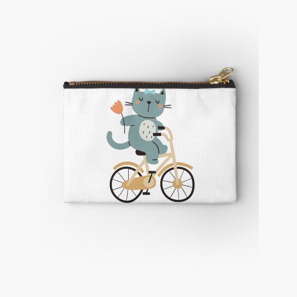 Item preview, CAT ON BIKE, PurrCycling, designed and sold by DesignByMalwina.