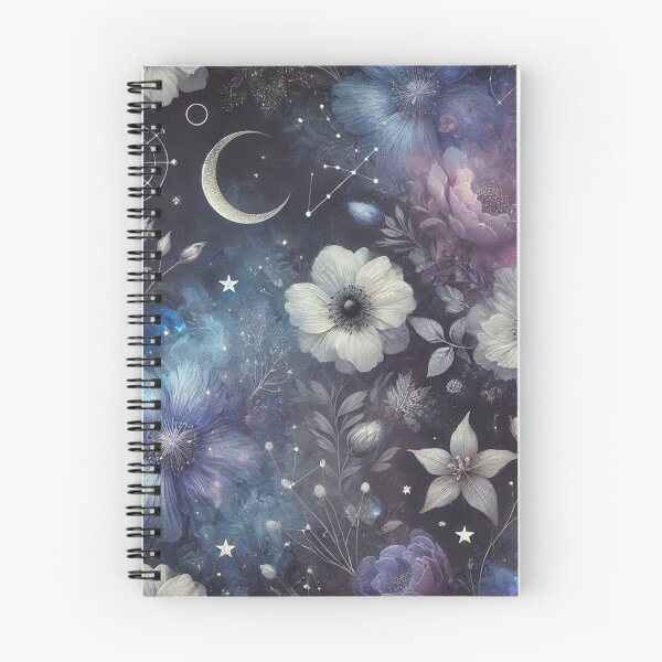 Item preview, Mystical Floral Design with Celestial Constellations and Night Sky Elements designed and sold by TeslaSt0re.