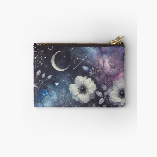Item preview, Mystical Floral Design with Celestial Constellations and Night Sky Elements designed and sold by TeslaSt0re.