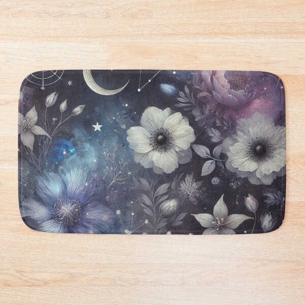 Item preview, Mystical Floral Design with Celestial Constellations and Night Sky Elements designed and sold by TeslaSt0re.