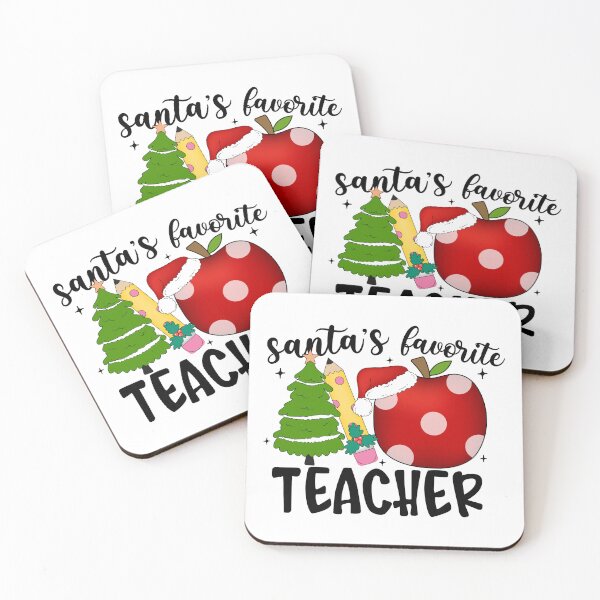 Item preview, Christmas Tree, Apple, and Pencil: Festive Teacher Design designed and sold by CultDigHoriz.