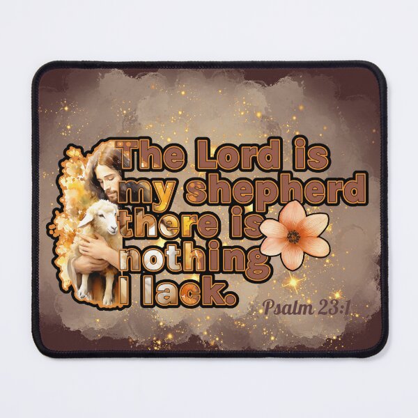 Item preview, The Lord is My Shepherd - Psalm 23:1 Inspirational Design designed and sold by Happy-Karma.