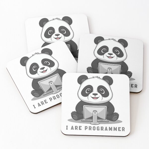 Item preview,  I are programmer panda version super cute hacker panda designed and sold by The Velvet Vault.