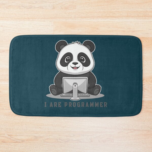 Item preview,  I are programmer panda version super cute hacker panda designed and sold by RAZ1995.