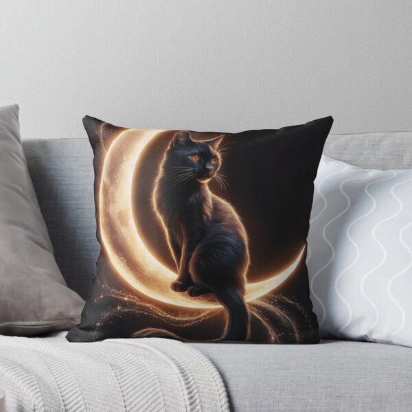 Item preview, Black Cat On The Moon designed and sold by Patricks-Art.