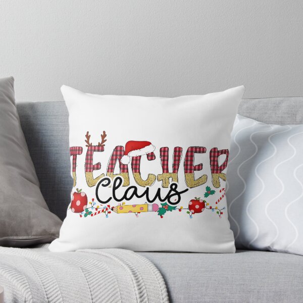 Item preview, Teacher Claus Christmas Design with Festive Plaid and Gold designed and sold by CultDigHoriz.