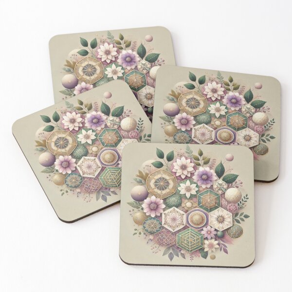 Item preview, Intricate Botanical Mandala with Floral and Geometric Patterns designed and sold by TeslaSt0re.