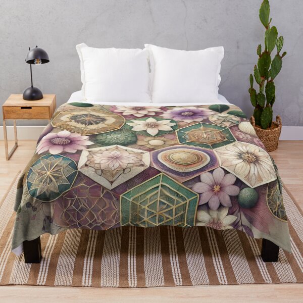 Item preview, Intricate Botanical Mandala with Floral and Geometric Patterns designed and sold by TeslaSt0re.