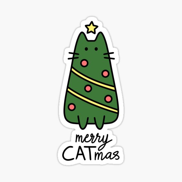 Item preview, Merry Catmas designed and sold by Cre8iveCat.