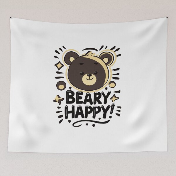 Item preview, Beary Bold and Happy designed and sold by YarkaYa.