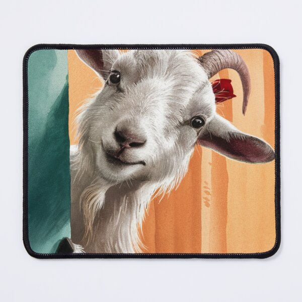 Item preview, Goat Peeking Out Of The Wall designed and sold by Patricks-Art.