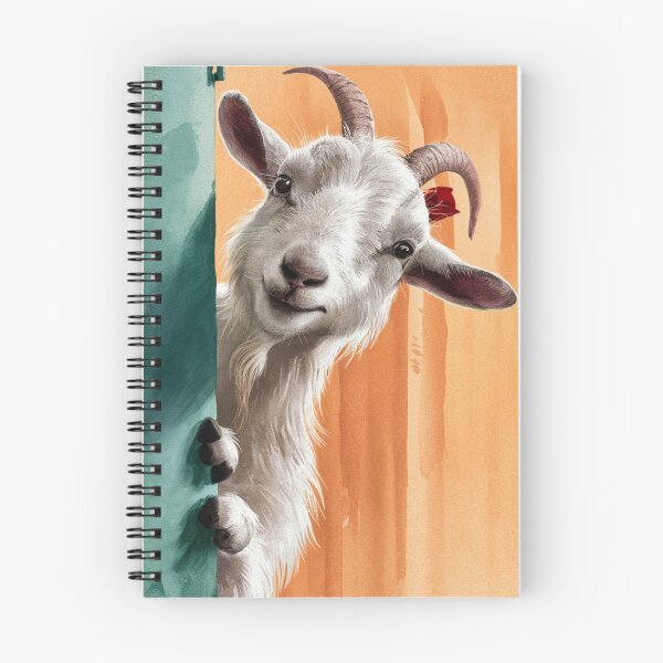Item preview, Goat Peeking Out Of The Wall designed and sold by Patricks-Art.